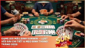 Game Bài Mậu Binh Sunwin – Luật Xếp Bài Chi Tiết & Mẹo Binh Thắng Trắng 2026