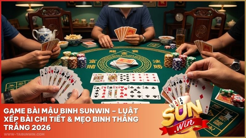 Game Bài Mậu Binh Sunwin – Luật Xếp Bài Chi Tiết & Mẹo Binh Thắng Trắng 2026