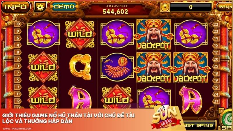 Giới thiệu game nổ hũ Thần Tài với chủ đề tài lộc và thưởng hấp dẫn