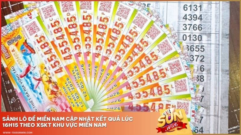 Sảnh lô đề miền Nam cập nhật kết quả lúc 16h15 theo XSKT khu vực miền Nam