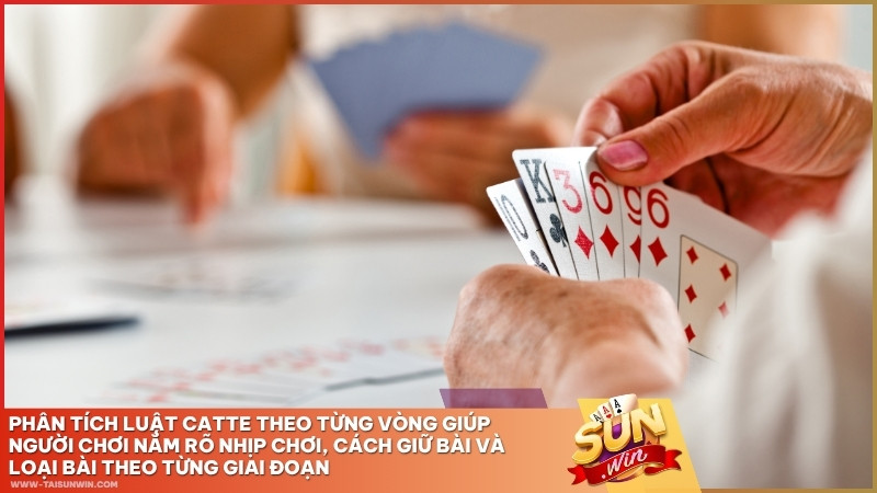 Phân tích luật Catte theo từng vòng giúp người chơi nắm rõ nhịp chơi, cách giữ bài và loại bài theo từng giai đoạn.