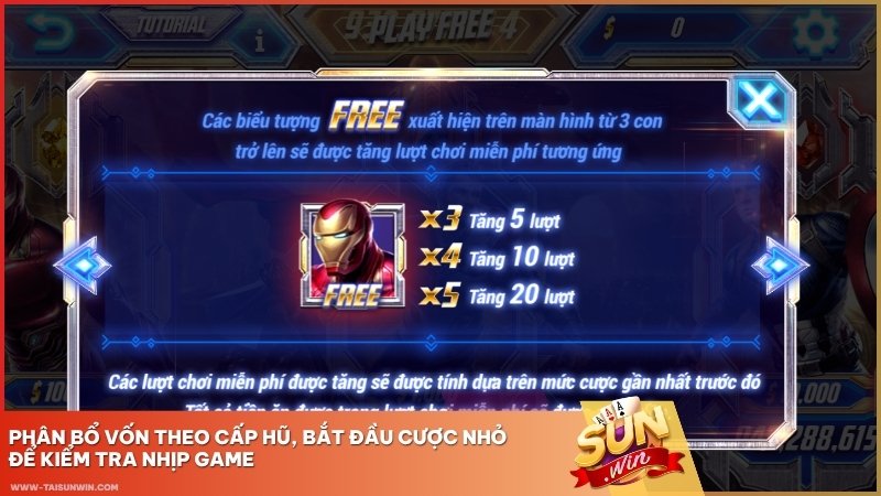 Phân bổ vốn theo cấp hũ, bắt đầu cược nhỏ để kiểm tra nhịp game