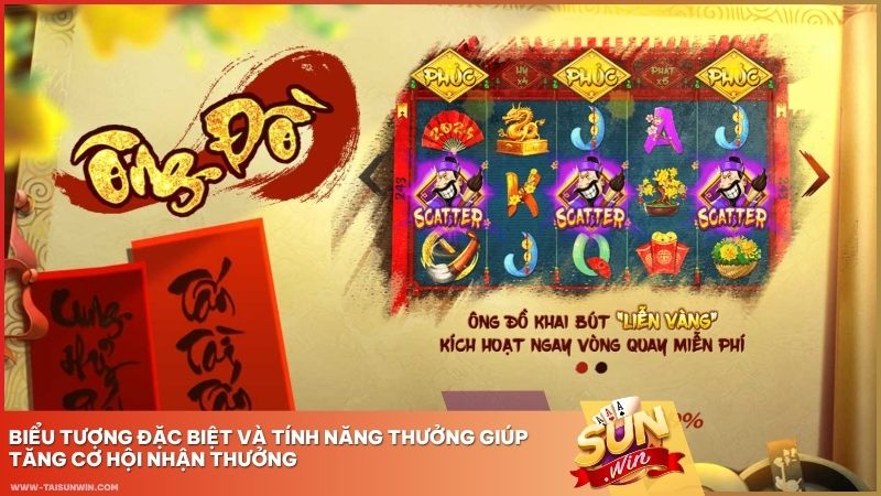 Biểu tượng đặc biệt và tính năng thưởng giúp tăng cơ hội nhận thưởng